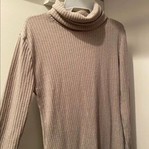 Turtleneck sweater dress